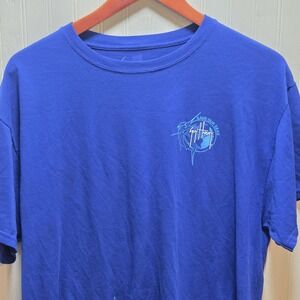 Guy Harvey Shirt Mens Large Blue Tag & Release Marlin Graphic‎ Tee Save Our Seas